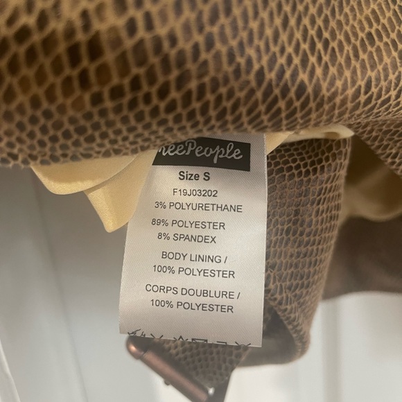 Free People Fenix Vegan Snakeskin Jacket - Picture 10 of 10